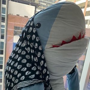 authentic McQueen skull scarf